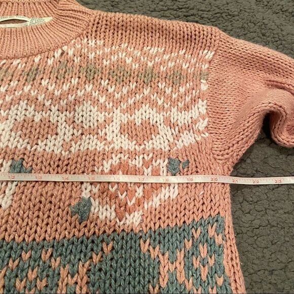 Shenanigans Hand Knitted Vintage Sweater Size Medium - Picture 8 of 11